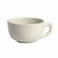 Tuxton China 14 oz. Cappuccino Cup - Eggshell - 2 Dozen BEF-1402